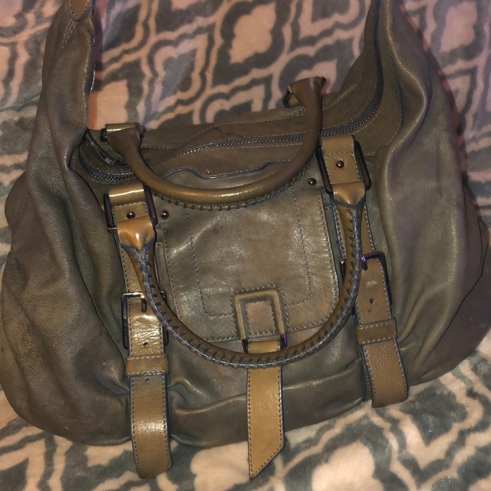 Botkier grey leather handbag
